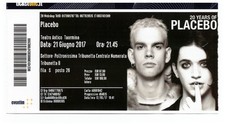 PLACEBO - 20 YEARS OF PLACEBO TOUR Taormina Concert Ticket June 21, 2017 picture
