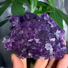 332g Natural Purple Octahedron Fluorite Specimen Crystal Mineral xianghualing picture