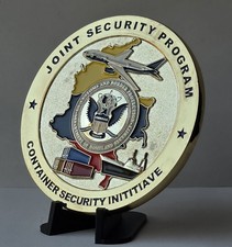 🔥USCBP JOINT SECURITY PROGRAM 🔥 CHALLENGE COIN BORDER PATROL LARGE Coin HSI picture