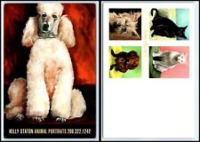 DOG Postcard - White Poodle Portrait D20 picture