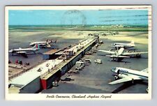 Cleveland OH-Ohio, Cleveland Hopkins Airport, Antique Vintage c1962 Postcard picture