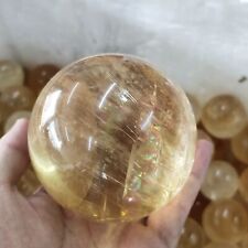 1pc Natural iceland spar Quartz sphere quartz Crystal Ball reiki Healing 40mm+ picture