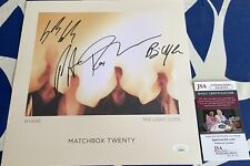 Matchbox Twenty signed autograph Where the Light Goes 11x11 LP record insert JSA picture