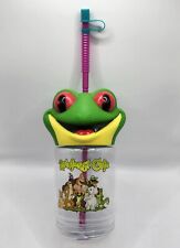 Rainforest Cafe Tree Frog Head Travel Cup Water Bottle Souvenir Drink  picture