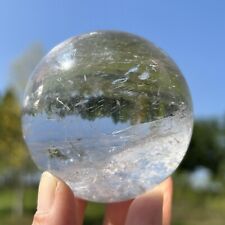 400g Top Natural clear quartz ball quartz crystal sphere healing gem WQ73 picture