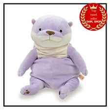 Shinada Global Mochi-KawaUso Otter Pastel Lavender L Plush Doll Stuffed Toy picture