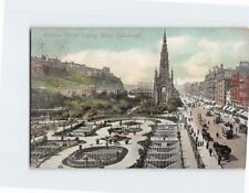 Postcard Princes Street looking West, Edinburgh, Scotland picture