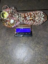 Glass Pipe 7” Large Unbreakable Weigh 1 + Pound Thick American Fumed Heady Spoon picture