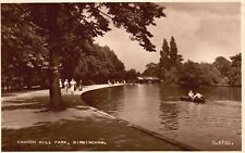 England United Kingdom UK, 1954 Cannon Hill Park Birmingham,  RPPC, Postcard picture