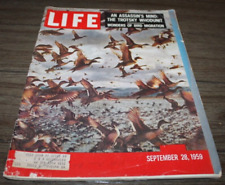 Vtg Life Magazine SEPTEMBER 28, 1959 Wonders Of Bird Migration GREAT ADS picture