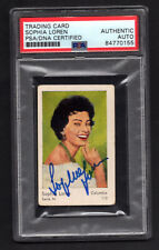 Sophia Loren Signed Auto 1950 Vintage Dutch Trading Card Autograph 💎PSA DNA picture