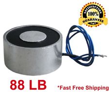 88 LB (40kg) Electric Lifting Magnet Electromagnet Solenoid Lift Holding 50mm picture