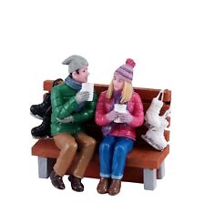 Lemax HOT COCOA DRINKERS # 12046 Christmas Village Figurine 2022 BRAND NEW picture