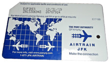 DECEMBER 2019 JFK AIRTRAIN METRO CARD picture