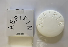 Vtg New 6 1/2” Novelty Promo ASPiRiN Tablet Pill Paperweight picture