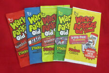 WACKY PACKAGES OLD SCHOOL 1 2 3 4 5 SEALED 5 UNOPENED PACKS @@ ONE OF EACH @@ picture