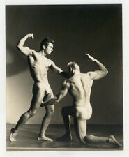 Spartan Of Hollywood 1950 Gay Physique Photo Bob John & Bob Rome Beefcake Q7918 picture