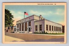 Holyoke MA-Massachusetts, Post Office, Antique Vintage Souvenir Postcard picture