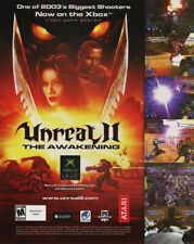 Unreal 2 Awakening Xbox Original 2004 Ad Authentic Epic FPS Video Game Promo v3 picture