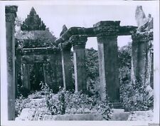 1962 Khao Preah Vihear Temple Divides Thailand & Cambodia Travel Photo 7X9 picture
