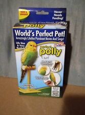 World's Perfect Polly Parakeet Pet Bird Moves & Sings  Open Box  picture