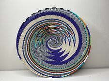 large hand weave south African telephone wire basket 14