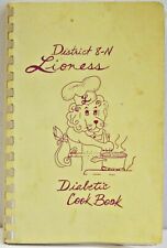LIONESS DIABETIC COOKBOOK - District 8-N , Hammond, Louisiana - 1992 picture