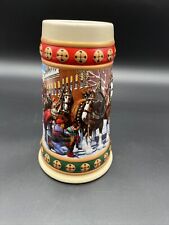 Budweiser Vintage 1993 Holiday Stein Hometown Holiday 7