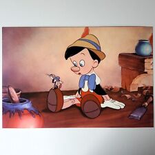 Pinocchio Print Jiminy Cricket Vintage Disney Geppetto's Toy Shop Puppet picture