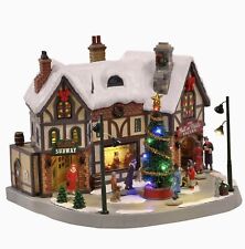 Lemax The Bell & Thistle Tavern #05682 Sights Sounds Animation BNIB picture
