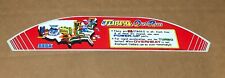 NOS Sega Turbo Outrun MAP DECAL for monitor shroud picture