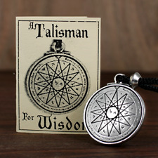 Talisman of Wisdom Solomon Seal Pendant kabbalah Jewelry Pentacle of Mercury picture
