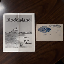 Block Island Lot Early 1900's New Hygeia Hotel Letter Head & Undated Brochure picture