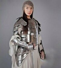 X-Mas Larp Medieval Fantasy Costume Brave Angel Inch Steel Female Armor Arm picture