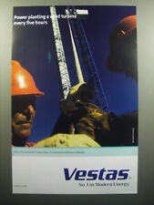 2007 Vestas Wind Turbines Ad - Power planting a wind turbine every five hours picture