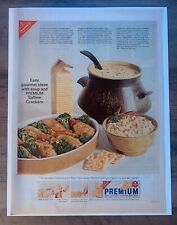 1965 Nabisco Saltine Crackers Original Vintage Magazine Print Ad picture