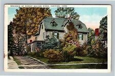 Hartford CT Harriett Beecher Stowe Residence Connecticut c1928 Vintage Postcard picture