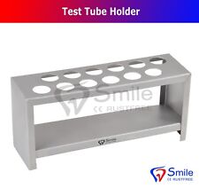 Stainless Steel Test Tube Stand Rack Of 10 Tubes - Lab Supplies Science Smile UK picture
