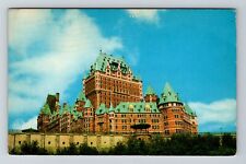 Quebec Canada Le Chateau Frontenac Can Pacific Hotel c1973 Vintage Postcard picture