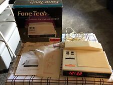 VINTAGE FONE-TECH TELEPHONE CLOCK RADIO AM/FM  NEW IN OPENED BOX picture