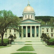 Montpelier Vermont VT State Capitol Golden Dome Ceres Unused Ephemera Postcard picture