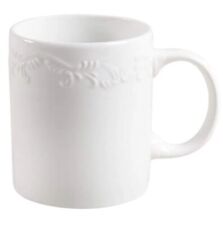 Pfaltzgraff Charlotte Coffee Cup Mug Embossed White picture