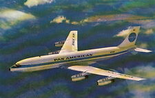  Postcard Airplane Pan American 707 Pure Jet Liner  picture