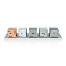 Element 1" Cube Set (Tungsten Alloy, Copper, Titanium, Aluminum, Magnesium) picture