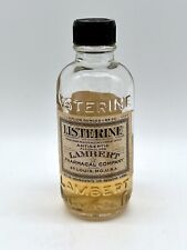 Vintage LISTERINE Alcohol Bottle Original Label & Cap Lambert Pharmacal - 3 oz. picture