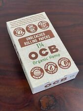 OCB Organic Cigarette  Rolling Papers 1 1/4 - 24 Booklets - Factory Box  picture