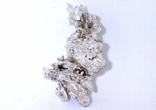 63.13 Grams 2.23 Ounce 2 1/4 x 1 1/3 Inch Casted Solid Silver Nugget EBS1245 picture