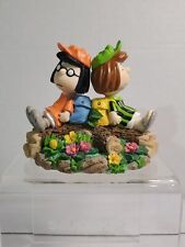 Westland Peanuts Collection Marcie & Peppermint Patty Sleep Figurine Rare #8212 picture