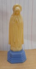 Vintage Virgin Mary Italy Plastic Statue 🇮🇹 Our Lady of Fatima  picture