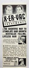 1937 Xervac Hair Growth Vacuum Pressure Quackery Print Ad Poster Man Cave Art picture